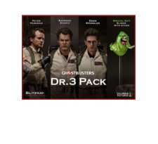 Ghostbusters Action Figures 1/6 Dr. 3 Pack 30 cm